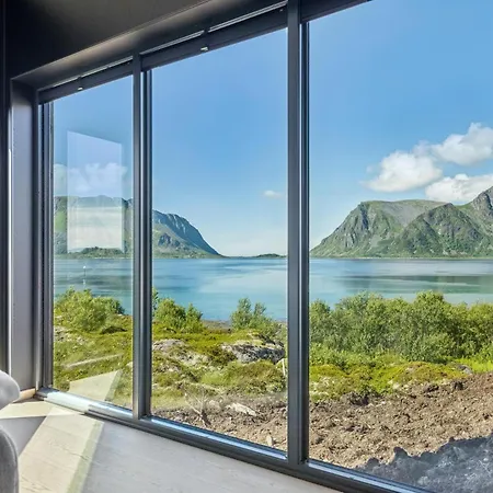 بيت للعطل Lyngvaer Arctic Pearl - Jacuzzi & Sauna - No 17 *